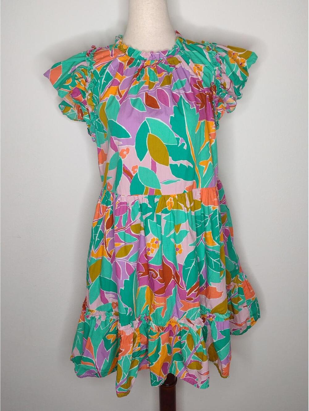 NWOT House of Harlow Women's Multicolor Print Dress Size Large